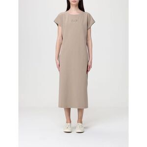 Ea7 Dress Woman Dove Grey